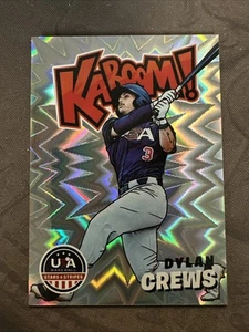 2025 STARS & STRIPES Kaboom SSP Case Hit #7 Dylan Crews Washington Nationals - Picture 1 of 2