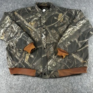 VINTAGE Gunflint Camo Jacket Mens 3XL Woodland Camo Distressed Hunting Outdoor - Picture 1 of 9