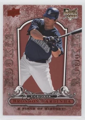 2008 Upper Deck A Piece of History Red /149 Bronson Sardinha #141 - Image 1 of 2