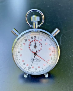 Hanhart - Stoppuhr - Addidionsstoppuhr - mit 2 Stoppzeiten - 7 jewels - Bild 1 von 9