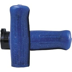 Avon OLD-69-S-BLUE Old School Rubber Sparkling Blue Hand Grips Cable Op Throttle - Image 1 of 1