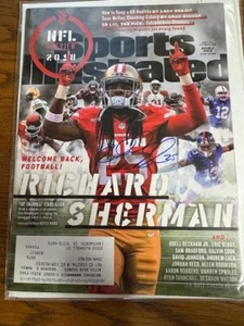 Richard Sherman San Francisco 49ers Autographed Signed Sports Illustrated COA - Picture 1 of 2