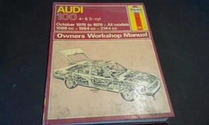 Audi 100 4 & 5 cyl 76-79 Workshop Manual Haynes - Picture 1 of 2