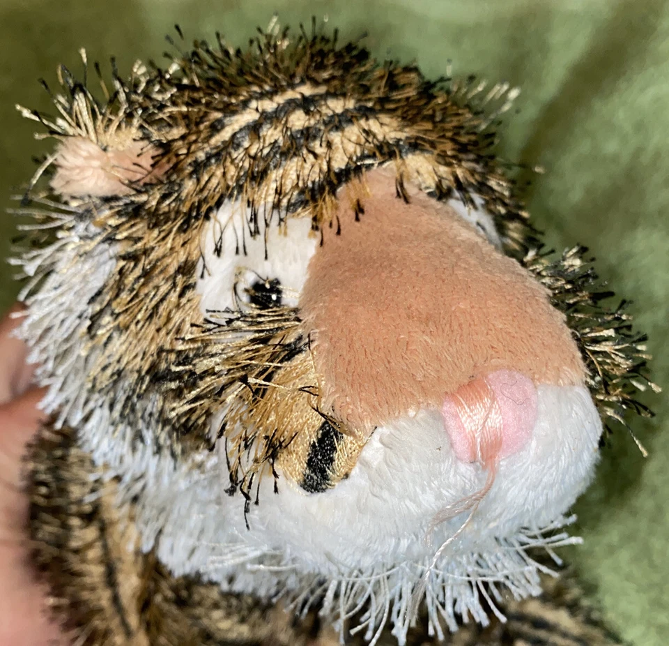 Ganz Webkinz Tiger Plush 9" Stuffed Animal Safari Africa Toy Brown Black White - Image 1 of 4