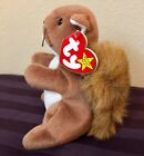 Nuts The Squirrel Ty The Beanie Babies Collection January 21, 1996 P.V.C. Pellet