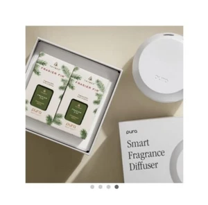 Thymes Frasier Fir Pura Smart Home Diffuser PLUS 2 Refills NEW - Picture 1 of 6