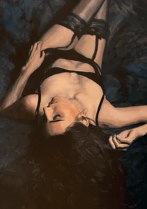 WILLIAM OXER ORIGINAL ""Göttliche Eleganz"" junges Mädchen schöne Frau GEMÄLDE - Bild 1 von 1