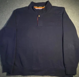 ORVIS Signature Herren 1/4 Zip Pullover PULLOVER XX-LARGE blau meliert/Mock Neck - Bild 1 von 9
