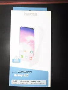 Genuine Hama Samsung S10 Full Protection Flexible Phone Case Premium Cover TPU - Picture 1 of 6