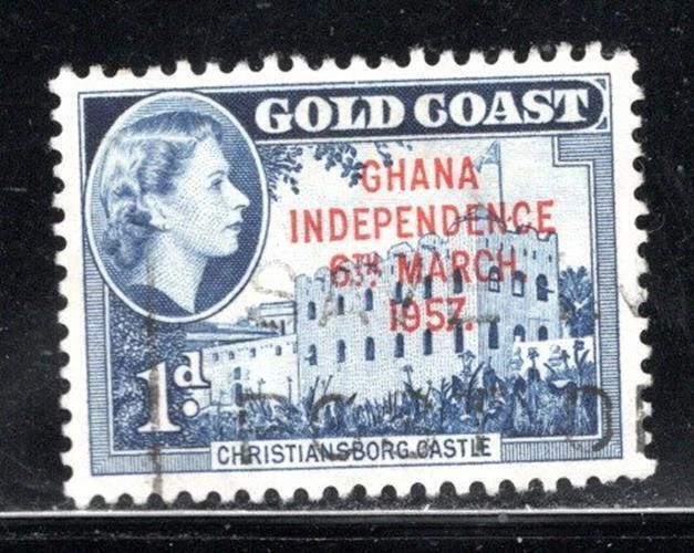LOTE USADO SELLOS SOBREIMPRESIÓN DE GHANA COSTA ORO BRITÁNICA 1449AX Foto 1 de 1