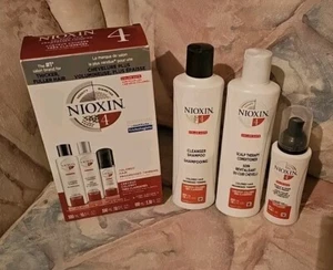 Nioxin System 4 Trio Shampoo 10.1 oz Scalp Therapy Conditioner Treatment 3.38oz - Picture 1 of 4