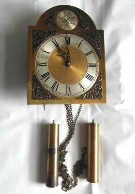 1960s Weight Driven Wall Clock 'BBH' Aug Schatz & Sohne - Untested - No Pendulum - Image 1 of 4