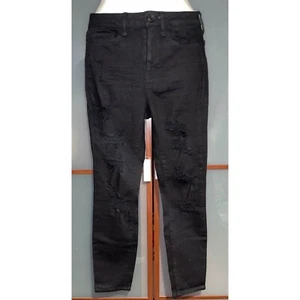 No Boundries Black Womens Distressed Skinny Denim Jeans Size 7/28W - Picture 1 of 4