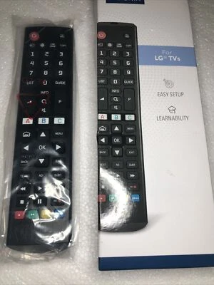Insignia- Replacement TV Remote for LG TVs - Black - Image 1 of 4