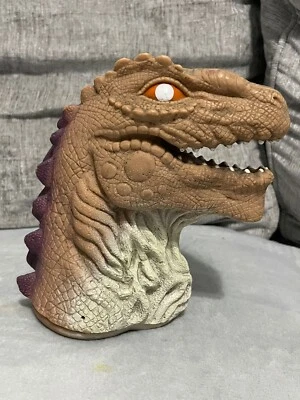 Vintage Rare Godzilla Head Movie Hand Puppet Toho 1998 7" Monster worldwide - Image 1 of 4