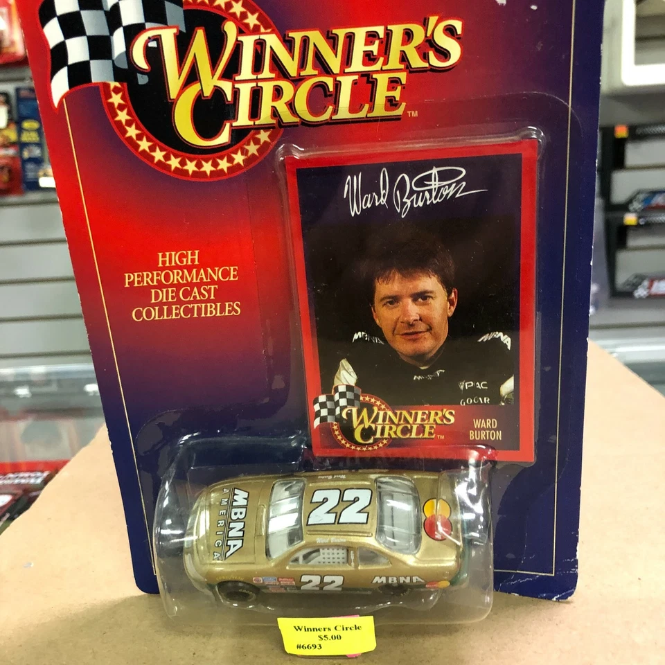22 Ward Burton Winners Circle Die Cast Stockcar NASCAR 1997 Stock Car