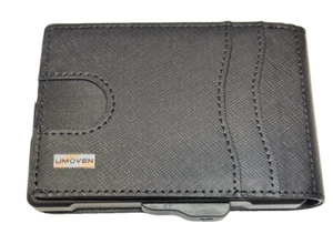 umoven Wallet for Men - Pop Up Case, Cash Slot, and Credit Card Slot RFID Black - Picture 1 of 6