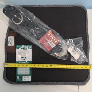 Diamond Wool Saddle Pad 22"  Pony Accessories Waffle Weave Girth  Tom Thumb Bit - Picture 1 of 9