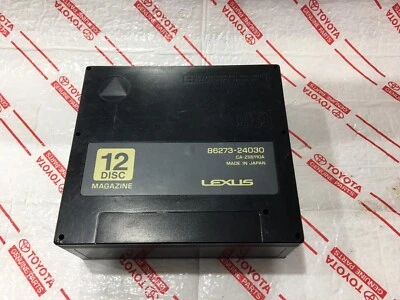 Lexus SC300 SC400 12 DISC CD Changer Magazine 1992-1998 OEM 86273-24030 - Image 1 of 2