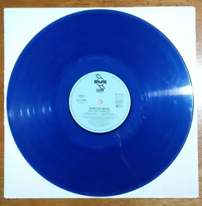 Depeche Mode - Music For The Masses Blue Vinyl LP Misprint Rare! Germany - Picture 1 of 12