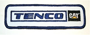 2 Vtg Tenco CAT Caterpillar Farm Construction Equipment Tractor Patch New NOS - Picture 1 of 3
