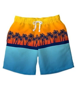 NWOT Boys Sunshine Swing Bathing Suit shorts Trunks UPF 50+ Sun Protection SZ 4 - Picture 1 of 2