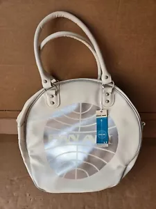 VINTAGE PAN AM Airline Orion Flight Travel Bag Certified White - Picture 1 of 10