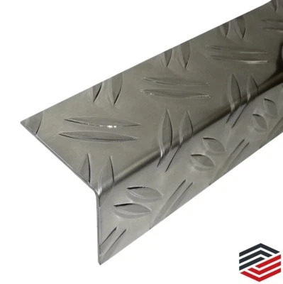 PROFILE-METALL .DE Riffelblech Aluminium Winkel 1500mm 1,5/2,0 mm Kantenschutz Riffelblech Leiste