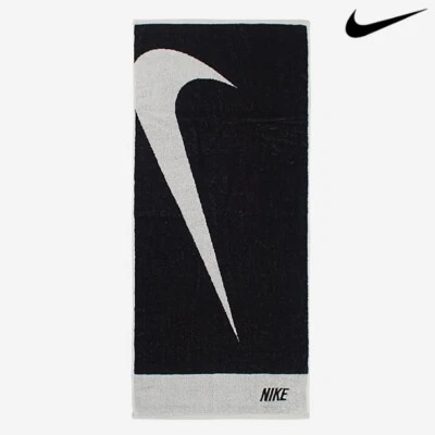 Nike Toalla Jacquard Unisex Deportes Entrenamiento Tenis Gimnasio Toalla Negra Nueva con Etiquetas AC2383-189 Foto 1 de 4