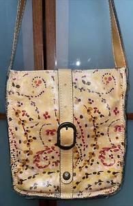 Patricia Nash Vintage Venezia Leather Floral Pouch Crossbody Shoulder Bag Purse - Picture 1 of 9