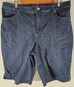 Gloria Vanderbilt Womens Denim Shorts 16W All-Around Slimming Effect - Picture 1 of 6