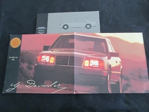 1986 Mercedes 300-class Sales Catalog 300E E 300D D Diesel Big US W124 Brochure - Picture 1 of 5