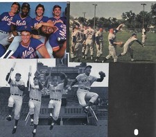 NEW YORK METS  UNSIGNED  6-3/4 x 5-3/8  Group of 3  MAGAZINE PHOTOS #5