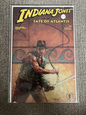 Cómics de Dark Horse - Indiana Jones y el destino de la Atlántida #1 1991 en estado bastante bueno JP Foto 1 de 2