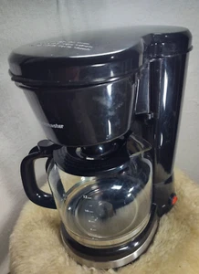 TOASTMASTER COFFEE MAKER 12 CUP COFFEE MACHINE MODEL TM-121CM BLACK - GOOD COND. - Picture 1 of 15
