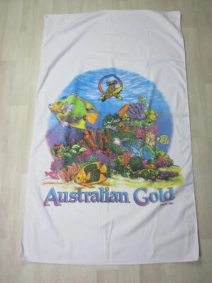 Toalla de playa vintage australiana dorada koala años 90 nostalgia bronceado mezcla exótica Foto 1 de 4