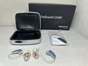 Resound 202-LSC042 Ear Piece Hearing Aid Left Right Listening Device Set W/ Box - Picture 1 of 8
