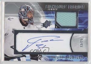 2021-22 SPx Signature Fabrics /25 Philipp Grubauer #SF-PG Auto