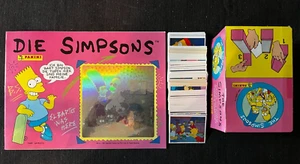 EMPTY ALBUM + SET COMPLETO STICKERS PANINI THE SIMPSONS CENTURY FOX 1991 RARE - Picture 1 of 4