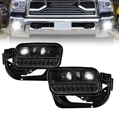 Luces antiniebla LED luces de parachoques delanteras para Dodge Ram 1500 2500 3500 2009-2018 Foto 1 de 4