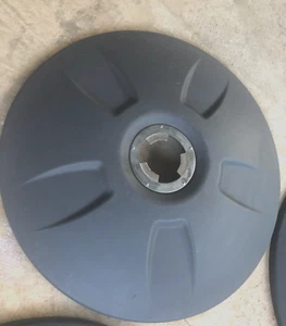 used FlowBelow Aero Wheel Cover Panel Gray WCC-100 Tractor Hub Cap Replacement - Picture 1 of 13