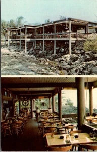 Huggo's Restaurant Kailua-Kona Hawaii Exterior And Interior View Postcard - Picture 1 of 2
