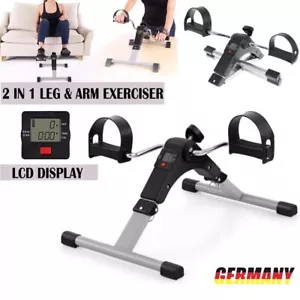 Mini heimtrainer Arm-Beintrainer Fitnessrad Heimtraining Bike Cardio Fahrrad LCD - Bild 1 von 14