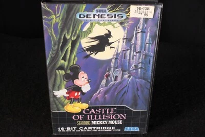 Sega Genesis Castle of Illusion Starring Mickey Mouse CIB rare vintage 1990 - Image 1 of 4