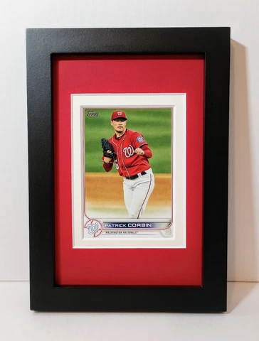 Patrick Corbin Washington Nationals Display Custom Framed Baseball Card Plaque Cover