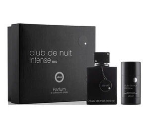 Club De Nuit Intense Armaf Men 2Pc Set 3.6 oz Edt Spray & 2.65 oz Deodorant Nib - Picture 1 of 3