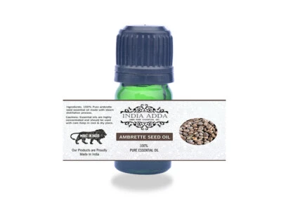 GUZARISH AMBRETTE SEED ESSENTIAL OIL PURE & NATURAL UNDILUTED 3 ML TO 100 ML FROM INDIA1