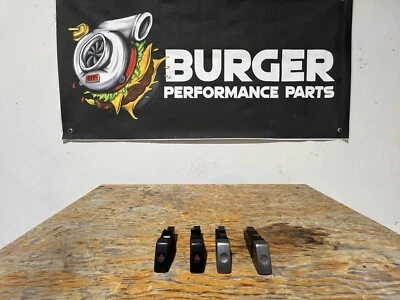 Subaru Impreza WRX STI 2002-2007 botón de peligro negro plateado Foto 1 de 4