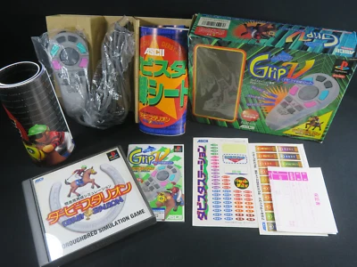 PS1 ASCII grip V controller pad Japan playstation ps ps2 Derby Stallion version - Image 1 of 4