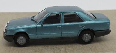Micro Herpa Ho 1/87 MB Mercedes Benz 300 E Turchese IN Metallo #105148 No. Box - Immagine 1 di 4